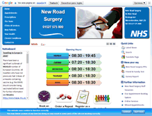 Tablet Screenshot of newroadsurgery.com